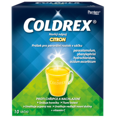 Coldrex Horký nápoj Citron 10 sáč.