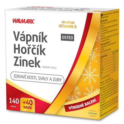 Walmark Váp-Hoř-Zinek Osteo tbl.140+40 Promo