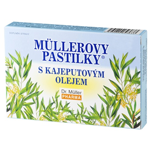 Mullerovy pastilky s kajeputovym olejem