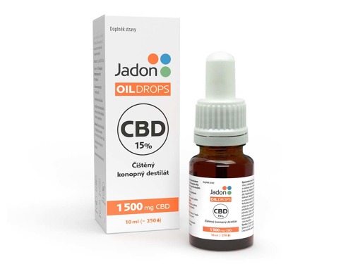 Jadon oil drops konopný olej CBD 15% 10ml
