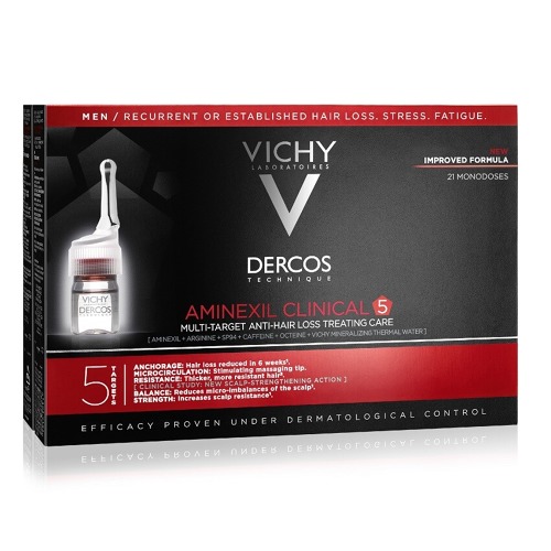 VICHY DERCOS Aminexil Clinical 5 muži 21x6ml
