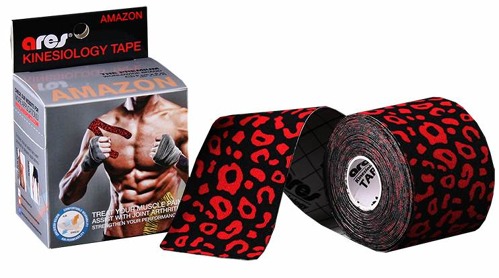 Kinesio tejp ARES premium - leopard 5cm x 5m