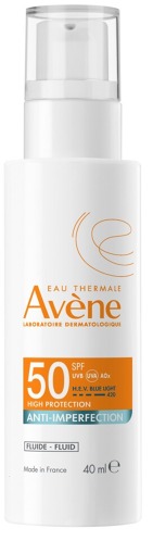 AVENE Fluid proti nedokonalostem pleti SPF50 40ml