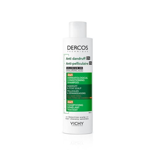 VICHY DERCOS Šampon a kondicionér lupy 2v1 200ml