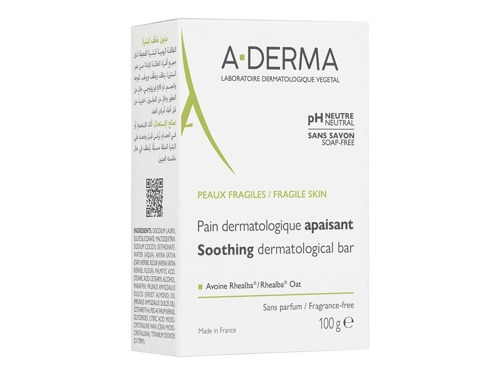 A-DERMA Zklidňující dermatologická kostka 100g