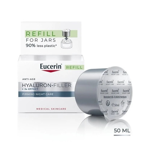 Eucerin HYAL-FILLER+3xEFF noční krém refill 50ml