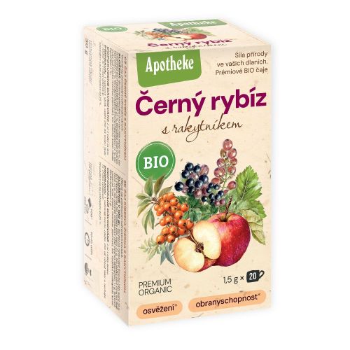 Apotheke BIO čaj Černý rybíz s rakytníkem 20x1,5g