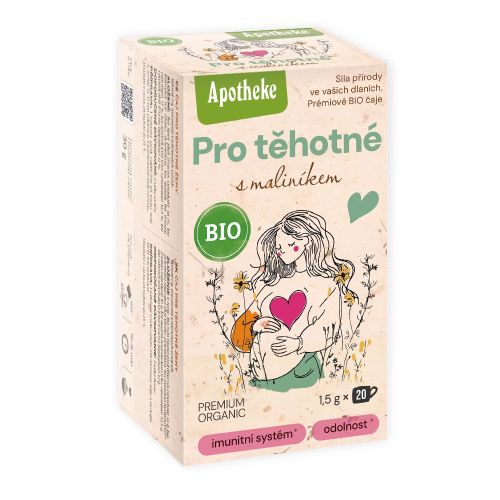 Apotheke BIO čaj pro Těhotné s maliníkem 20x1,5g