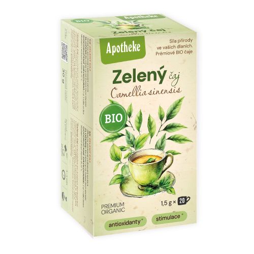 Apotheke BIO Zelený čaj Camellia Sinensis 20x1,5g