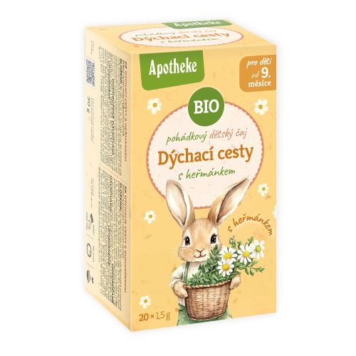 Apotheke BIO pohádkový čaj Dých.cesty s heřmánkem 20x1,5g