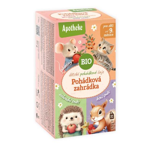 Apotheke BIO čaj dětský Pohádková zahrádka 4v1 20x1,5g