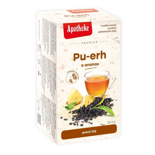 Apotheke PREM Pu-erh a ananas 20x2g