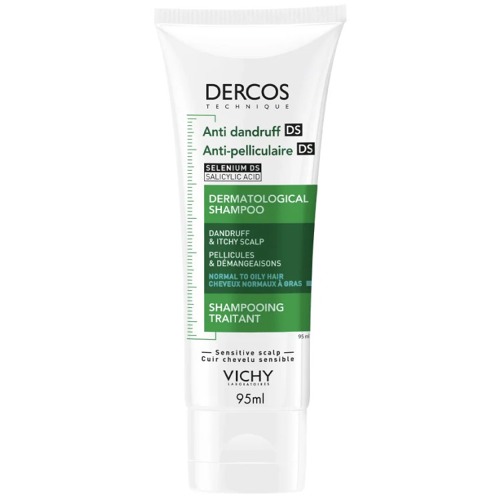 VICHY DERCOS Šampon proti lupům mastné vlasy 95ml VICHY DERCOS Šampon proti lupům mastné vlasy 95ml
