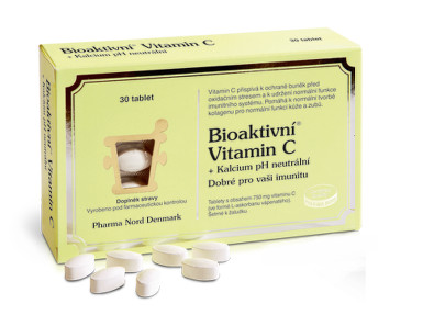 PHARMA NORD Bioaktivní Vitamín C+Kalcium pH neutr.