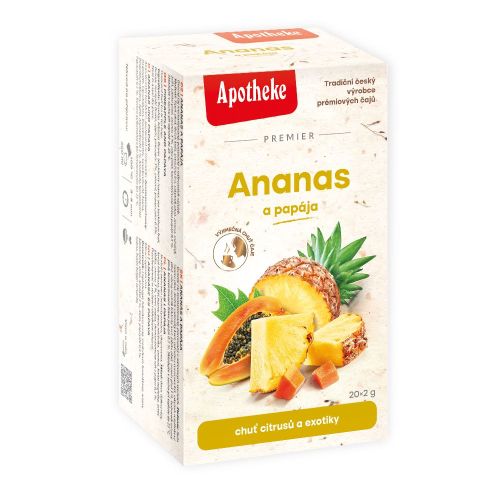 Apotheke PREM Ananas a papája 20x2g