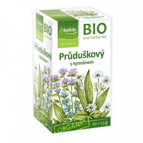 Apotheke čaj BIO Průduškový s tymiánem 20x1.5g