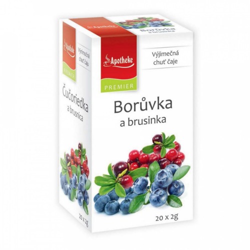 Apotheke PREMIER  Borůvka a brusin.20x2g n.s.