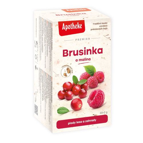 Apotheke PREM Brusinka a malina 20x2g n.s.