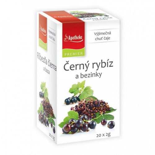 Apotheke PREMIER Černý rybíz a bezinky 20x2g