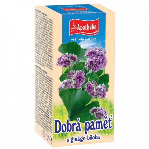 Apotheke Dobrá paměť s ginkgo bilobou 20x1,5g