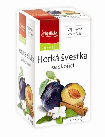 Apotheke PREMIER Horká švestka+skořice 20x2g