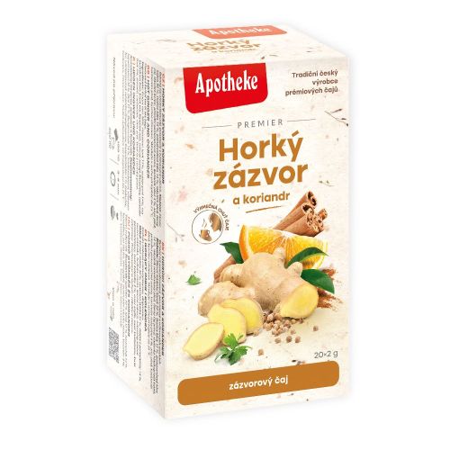 Apotheke PREM Horký zázvor a koriandr 20x2g