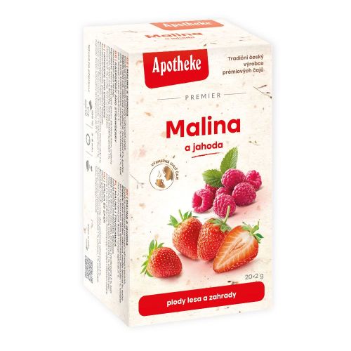 Apotheke PREM Malina a jahoda 20x2g