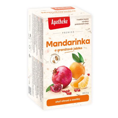 Apotheke PREM Mandarinka+granát.jablko 20x2g