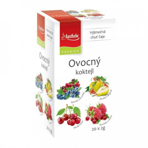 Apotheke PREMIER Ovocný koktejl 4v1 20x2g Apotheke PREMIER Ovocný koktejl 4v1 20x2g
