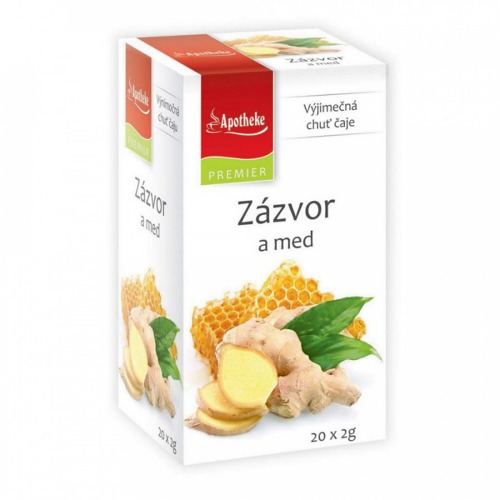 Apotheke PREMIER  Zázvor a med 20x2g