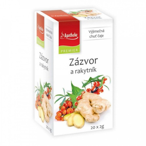 Apotheke PREMIER Zázvor a rakytník 20x2g n.s.