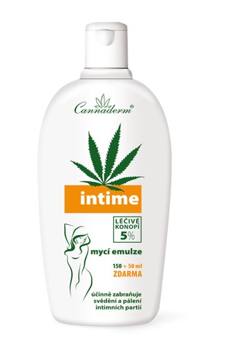 Cannaderm Intime NEW mycí emul.150+50ml