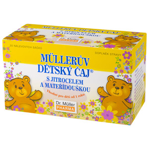 DR.MULLER Dětský čaj jitro+mateř.20x1,5g