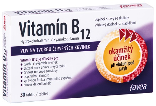 FAVEA Vitamín B12 tbl.30