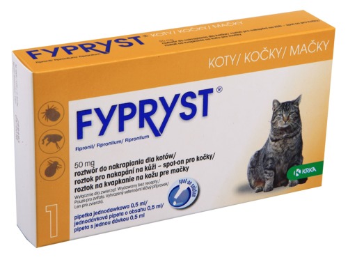 Fypryst Cat 1x0.5ml spot-on pro kočky