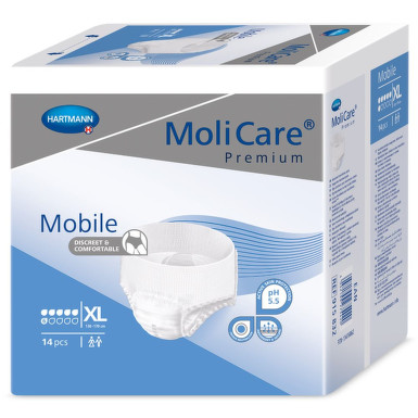 Inkont.kalh.MOLICARE MOBILE 6kap.XL 14ks