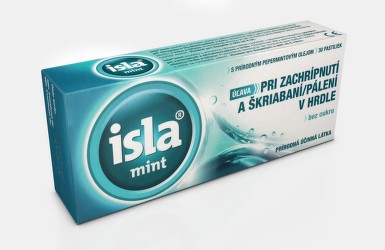 Isla-Mint tbl.30 bylinne pastilky