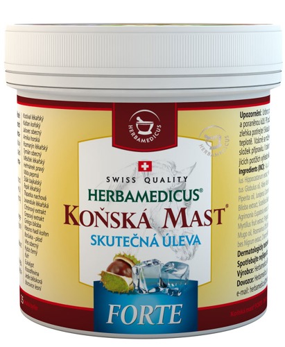 Koňská mast forte chladivá 250ml Koňská mast forte chladivá 250ml