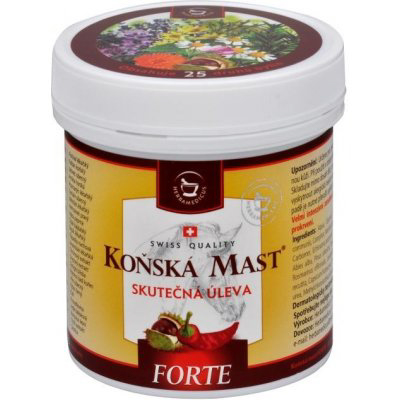 Koňská mast forte hřejivá 250ml
