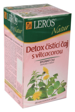 LEROS NATUR Detox čis.čaj+Vilcac.20x1,5g