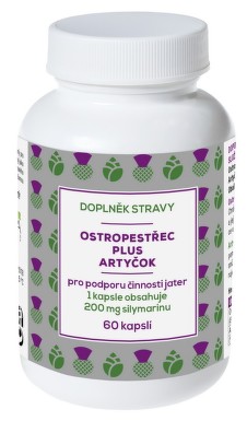 Ostropestřec plus Artyčok 60 kapsli