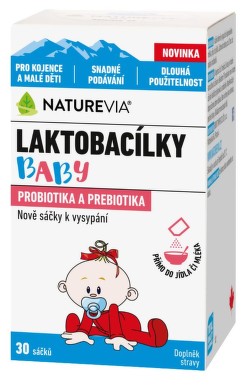 Swiss NatureVia Laktobacilky baby 30 sac
