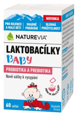 Swiss NatureVia Laktobacilky baby 60 sac