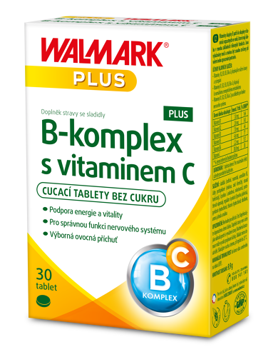 W B-komplex PLUS s vitaminem C30tbl.