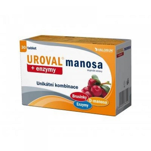W Uroval MANOSA + enzymy tbl.30 W Uroval MANOSA + enzymy tbl.30
