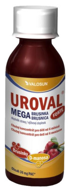 W Uroval mega Brusinka sirup forte 200ml W Uroval mega Brusinka sirup forte 200ml