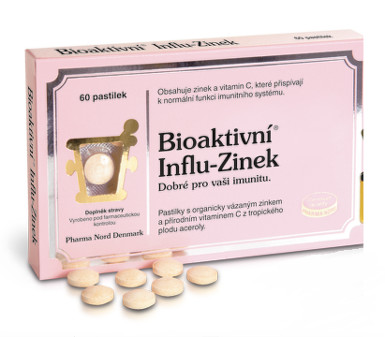 PHARMA NORD Bioaktivní Influ-zinek tbl.60