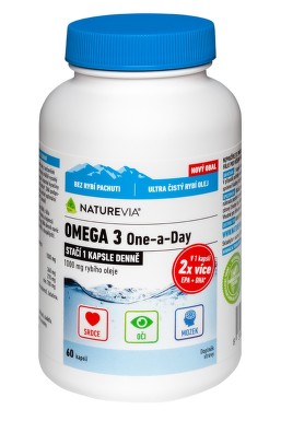 Swiss NatureVia Omega 3 One a Day 60cps.