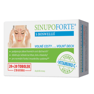 SINUPO Forte s Boswellii 20+20 tob.