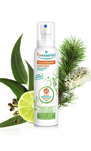 Puressentiel Čistící sprej 41 esenciálních olejů UK 200ml
